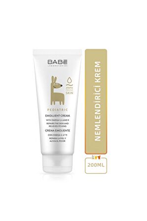 Babe Pediatrik Emoillent Nemlendirici Parabensiz Kuru Cilt için  Vücut Kremi 200 ml 