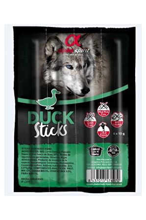 Alpha Spirit Ördekli Sticks Köpek Ödülü 4x10 Gr