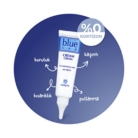 Blue Cap Nemlendirici Krem 50 gr - Kaşıntı ve Kızarıklık Karşıtı - Kortizonsuz