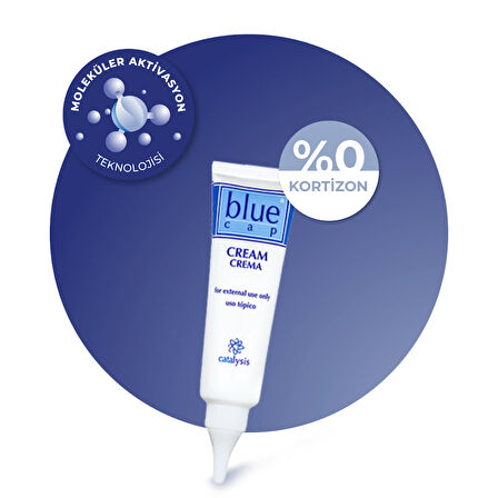 Blue Cap Nemlendirici Krem 50 gr - Kaşıntı ve Kızarıklık Karşıtı - Kortizonsuz