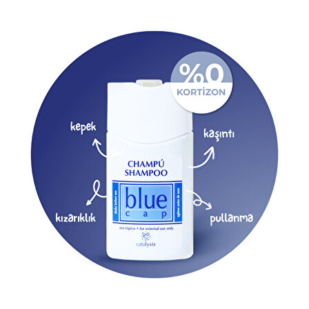 Blue Cap Kepek Karşıtı Şampuan 150 ml - Kaşıntı ve Kızarıklık Karşıtı - Kortizonsuz