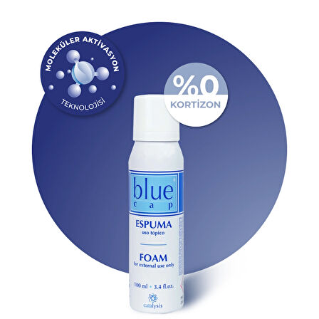 Blue Cap Nemlendirici Köpük Krem 100 ml - Kaşıntı ve Kızarıklık Karşıtı - Kortizonsuz