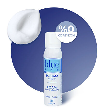 Blue Cap Nemlendirici Köpük Krem 100 ml - Kaşıntı ve Kızarıklık Karşıtı - Kortizonsuz