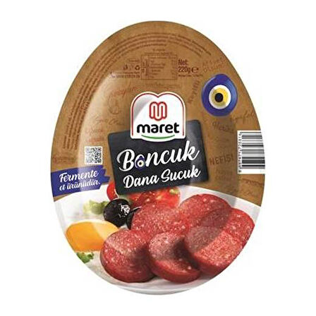 Maret Boncuk Dana Sucuk 220 gr x 2 Adet