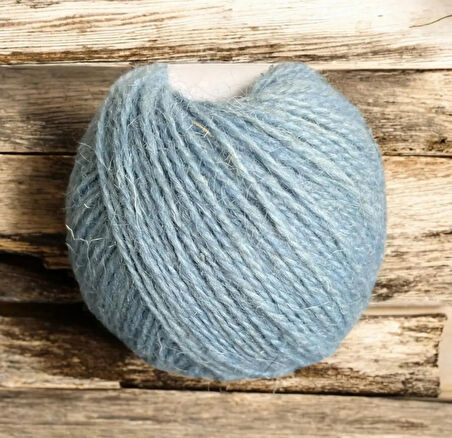 Merino Wool Kecce Örgü Ipi %100 Merino Wool Mavi