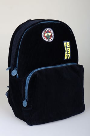 x Dekomus Lisanslı Fenerbahçe 1907 Velvet Heritage Collection Büyük Boy Kadife Çanta 