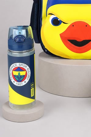 x Dekomus Lisanslı Fenerbahçe Yellow Collection 3D Baskılı Küçük Boy Anaokul Çantası,Beslenme Kabı ve 500 Ml Matara Seti