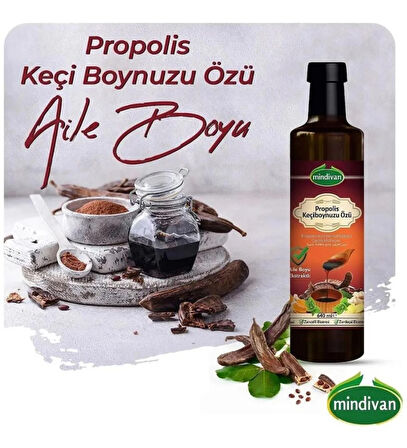 Mindivan PROPOLİS & KEÇİBOYNUZU ÖZÜ 640 ML