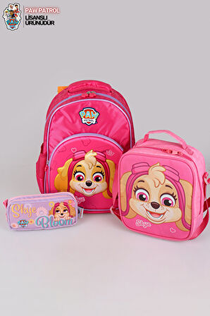  YENİ SEZON LİSANSLI PAW PATROL OKULDA MACERA KOLEKSİYONU OKUL,TERMOSLU BESLENME VE KALEM ÇANTASI OKUL SETİ