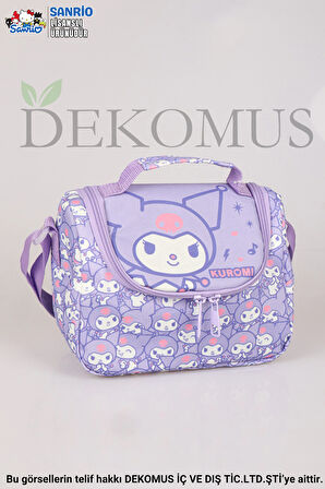DEKOMUS İLE YENİ SEZON LİSANSLI KUROMI "MAGICAL BUDDY" ÖZEL KOLEKSİYON TERMOSLU BESLENME ÇANTASI  