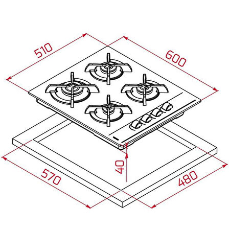 Teka Siyah Ankastre Set ( ATV 60 -GBC 64002-HLB 840 SS BK-ML 820 BIS )