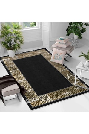 Kaymaz Taban Yıkanabilir Halı – Mutfak, Salon, Yatak Odası için Modern Dijital Baskı Halı (SLNHALI_1