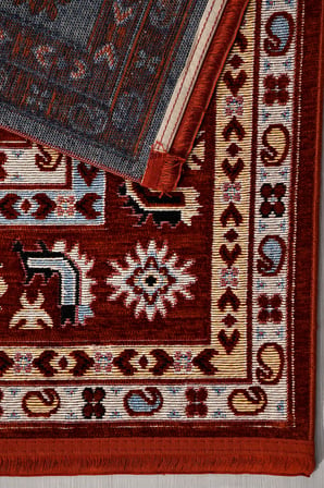 ANATOLIA HALI MİRAS -Kiremit -Oturma Odası, Salon-Kaymaz Taban - Kolay Temizlenebilir