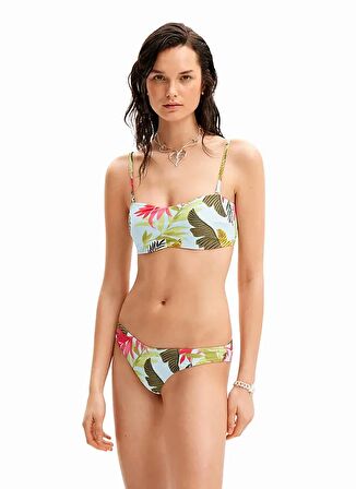 Desigual Mavi Kadın Bikini Üst 24SWMK06