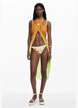 Desigual Beyaz Kadın Bikini Alt 25SWMK06