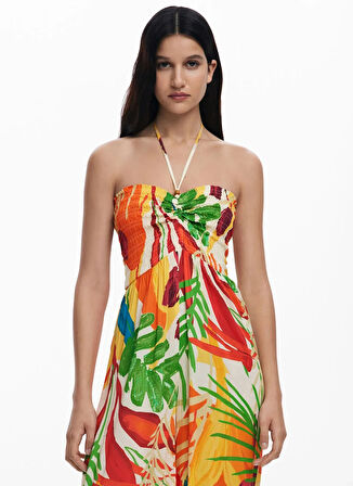 Desigual Desenli Çok Renkli Kadın Tulum 25SWMW03