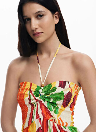 Desigual Desenli Çok Renkli Kadın Tulum 25SWMW03