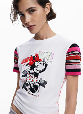 Desigual T-Shirt, S, Beyaz