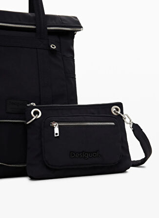 Desigual Siyah Kadın Sırt Çantası BACK_BASIC MODULAR VOYAGER BLACK