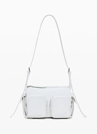 Desigual Deri Beyaz Kadın Omuz Çantası BAG_SAOCO_HABANA MULTIPOCKET MINI