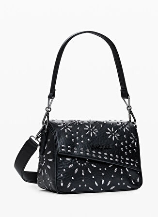 Siyah Kadın Çapraz Çanta BAG_METAL DANDELION_PHUKET MINI