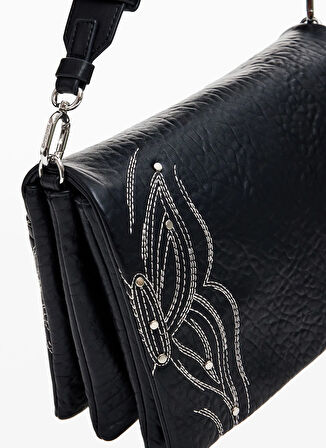 Desigual Siyah Kadın Çapraz Çanta BAG_GOODALL DORTMUND FLAP 2.0