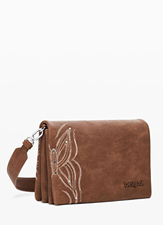 Desigual Kahve Kadın Çapraz Çanta BAG_GOODALL SAND DORTMUND FLAP 2.0