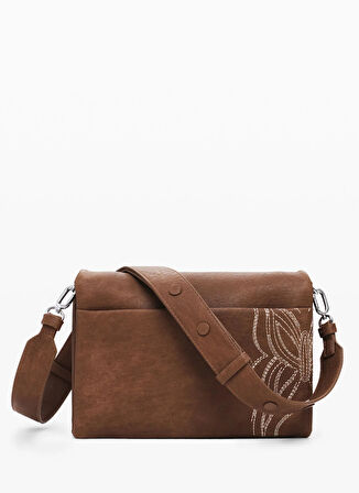 Desigual Kahve Kadın Çapraz Çanta BAG_GOODALL SAND DORTMUND FLAP 2.0