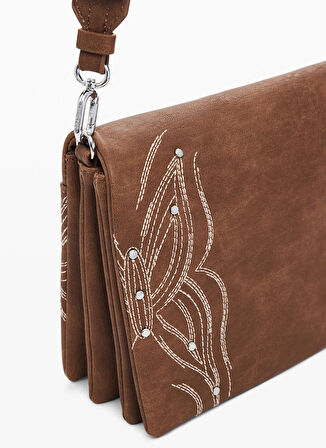 Desigual Kahve Kadın Çapraz Çanta BAG_GOODALL SAND DORTMUND FLAP 2.0