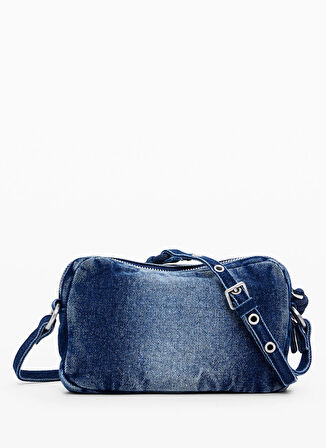 Desigual Mavi Kadın Cüzdan MONE_HALF LOGO DENIM JULIA