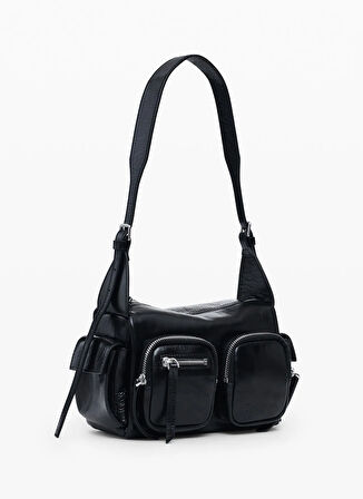 Desigual Deri Siyah Kadın Omuz Çantası BAG_SAOCO_HABANA MULTIPOCKET MINI