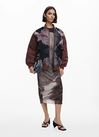 Desigual Standart Kahve Kadın Ceket 25WWEW04