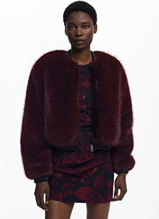 Desigual Standart Bordo Kadın Ceket 25WWEW67