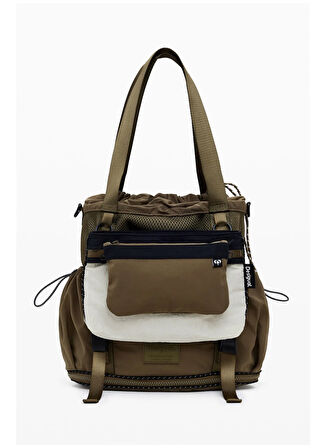 Desigual Haki Kadın Sırt Çantası 25WAKY104002