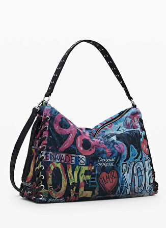Desigual Çok Renkli Kadın Omuz Çantası 25WAXD239019
