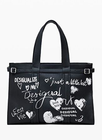 Desigual Siyah Kadın Omuz Çantası 25WAXPA52000
