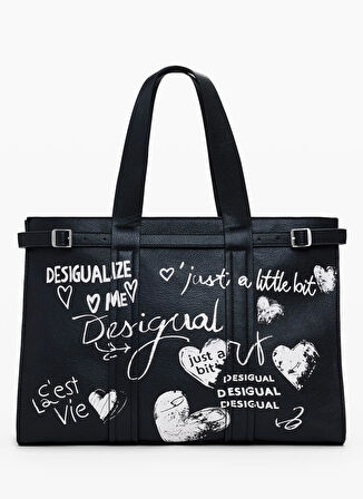 Desigual Siyah Kadın Omuz Çantası 25WAXPA52000
