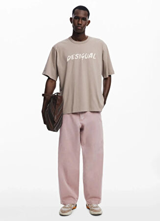 Desigual Bisiklet Yaka Taş Erkek T-Shirt 25WMTK20_TS_VICENTE