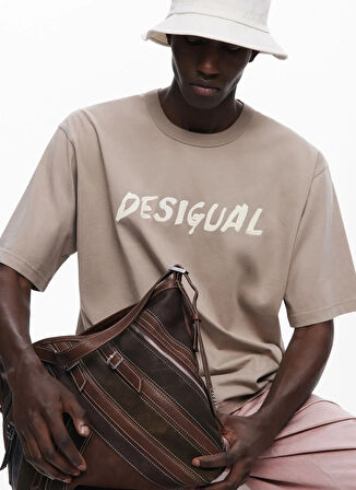 Desigual Bisiklet Yaka Taş Erkek T-Shirt 25WMTK20_TS_VICENTE