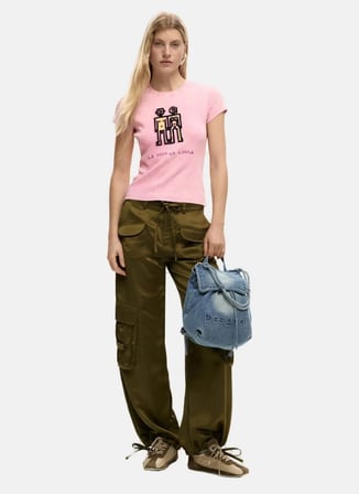 Desigual Mavi Kadın Sırt Çantası 26SAKD075005