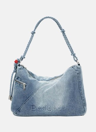 Desigual Mavi Kadın Omuz Çantası 26SAXD275005