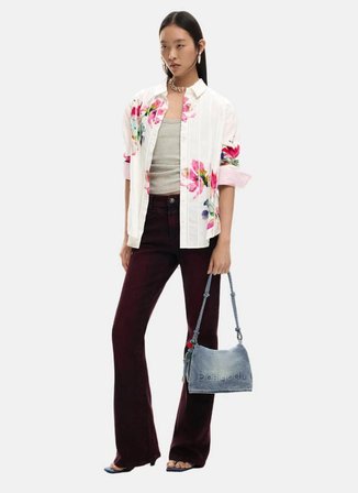 Desigual Mavi Kadın  Omuz Çantası 26SAXD285005