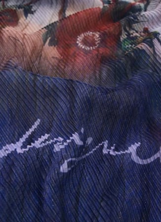 Desigual Çok Renkli Kadın Desenli Şal 26WAWA16