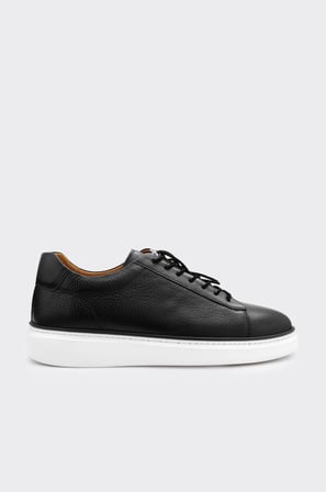 Hakiki Deri Bağcıklı Erkek Sneaker