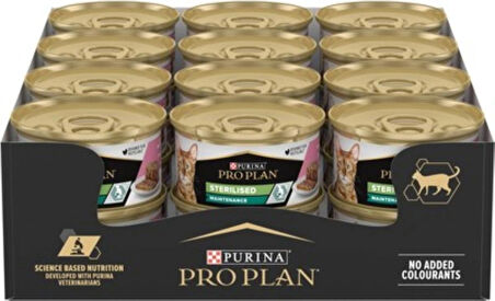 Proplan Ton Balıklı ve Sebzeli Kısırlaştırılmış Kedi Konservesi 24 x 85 Gr