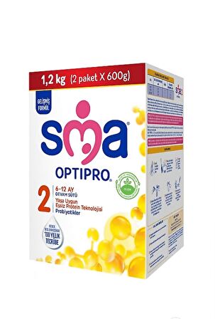 SMA 2 Optipro Probiyotik Devam Sütü 1200 gr