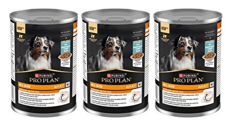 Pro Plan Balıklı Yetişkin Köpek Konservesi 400 Gr*3 Adet