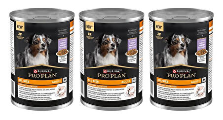 Pro Plan Hindi Etli Yetişkin Köpek Konservesi 400 Gr*3 Adet
