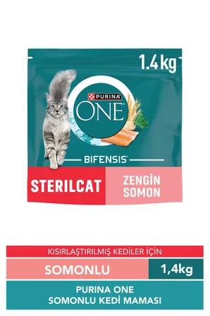 Purina One Somonlu Kısırlaştırılmış Kedi Maması 1,4 Kg