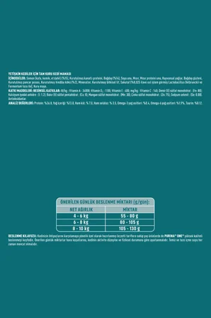 Purina One Somonlu Kısırlaştırılmış Kedi Maması 1,4 Kg